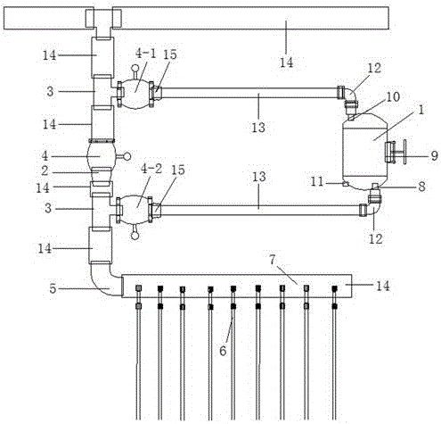 Plot experiment fertilization system for fertilizer drip irrigation and installation method of plot experiment fertilization system