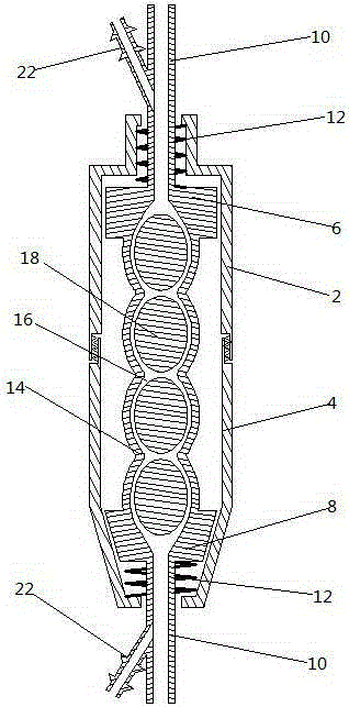 Tensioner with air brake function