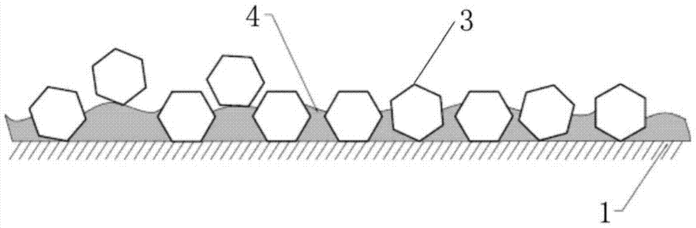 An electroplated diamond grinding wheel with abrasives arranged in order