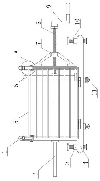 An experimental device and test method used by animal husbandry and veterinarians