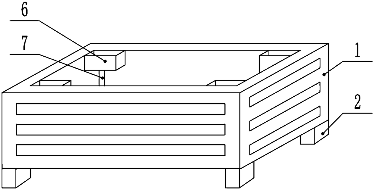 Watering-free automatic water storage flower box