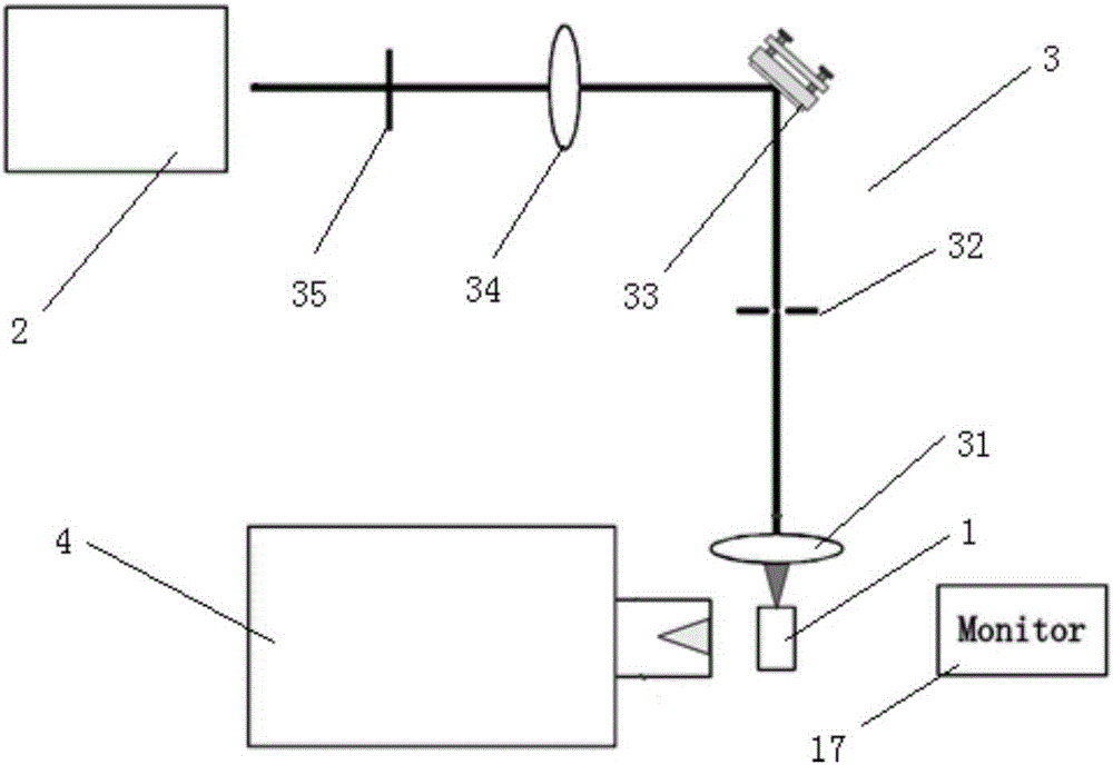 X-ray radiation field detecting device and X-ray radiation field detecting method based on semiconductor laser device