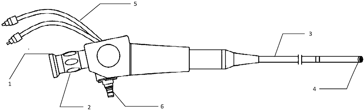 Endoscope type laser speckle blood flow imaging probe