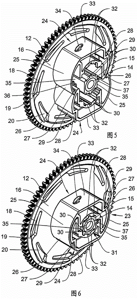 Belt reels for belts, etc. of shading devices, especially roller blinds, etc.