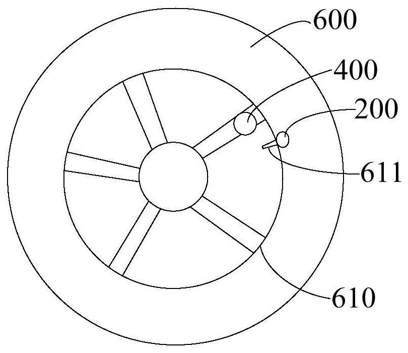 Charging system of tire pressure sensor and wheeled vehicle