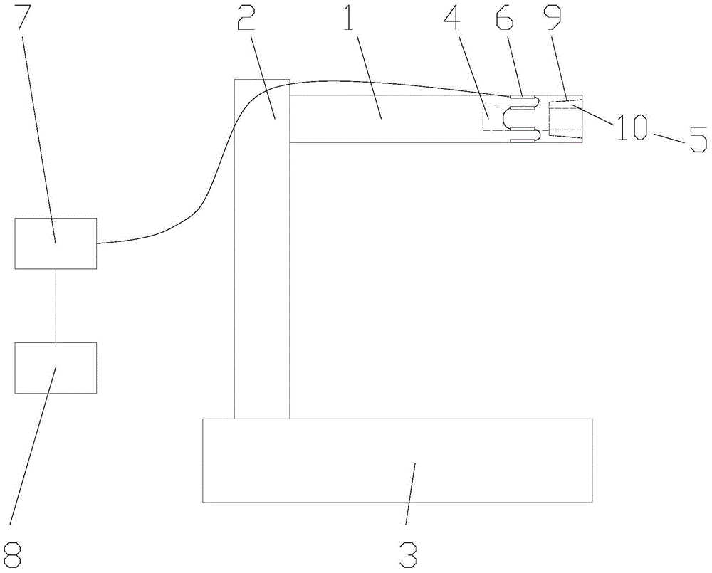 Quantitative measuring instrument of finger muscle strength and measuring method thereof