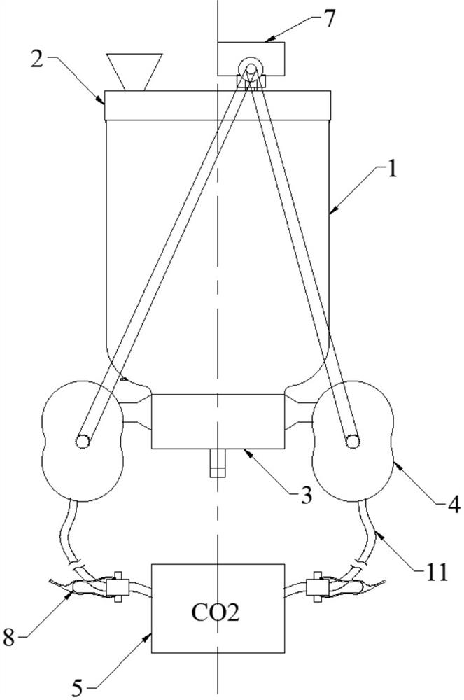 Cell culture device for biological gene research