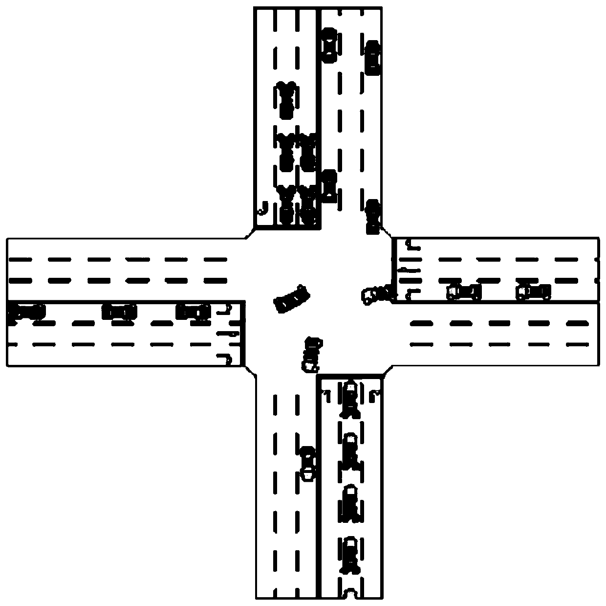 Multi-intersection signal lamp cooperative control method based on deep reinforcement learning