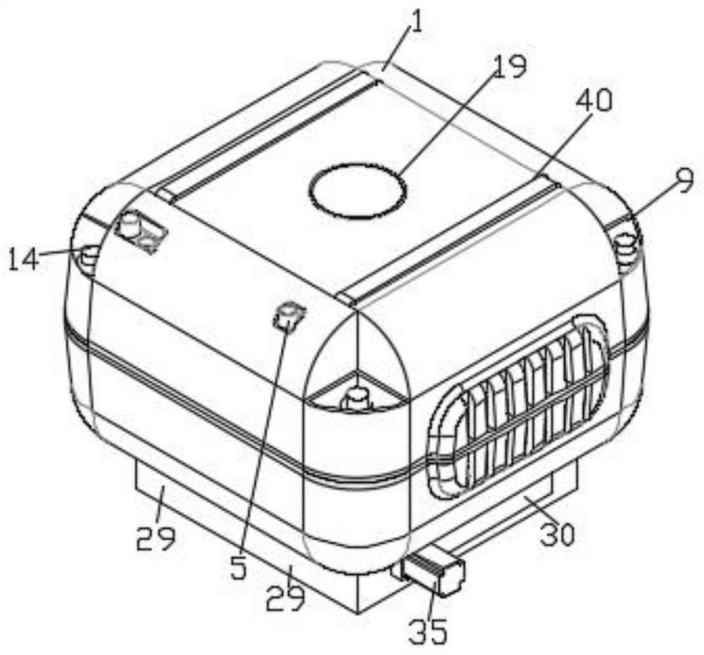 Pesticide spraying device for landscape garden trees and using method of pesticide spraying device