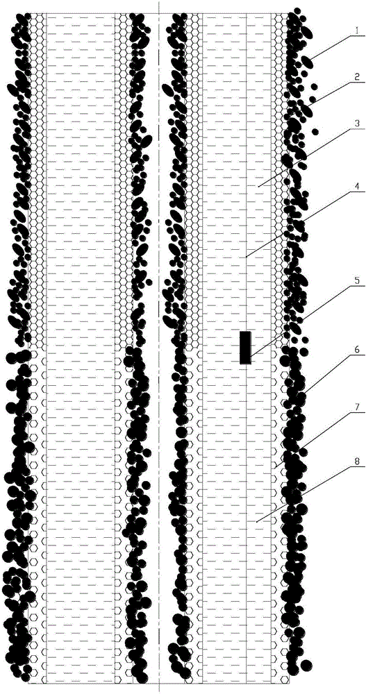 Submarine low-power power supply system with unit body structure