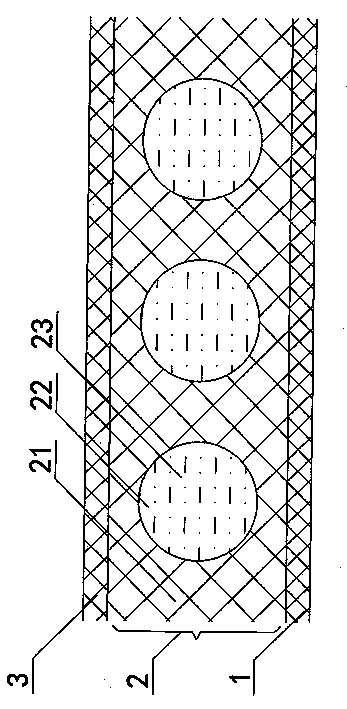 Anti-icing laminating membrane