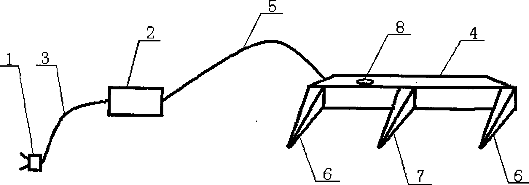 Comb-foundation electric foundation fastener