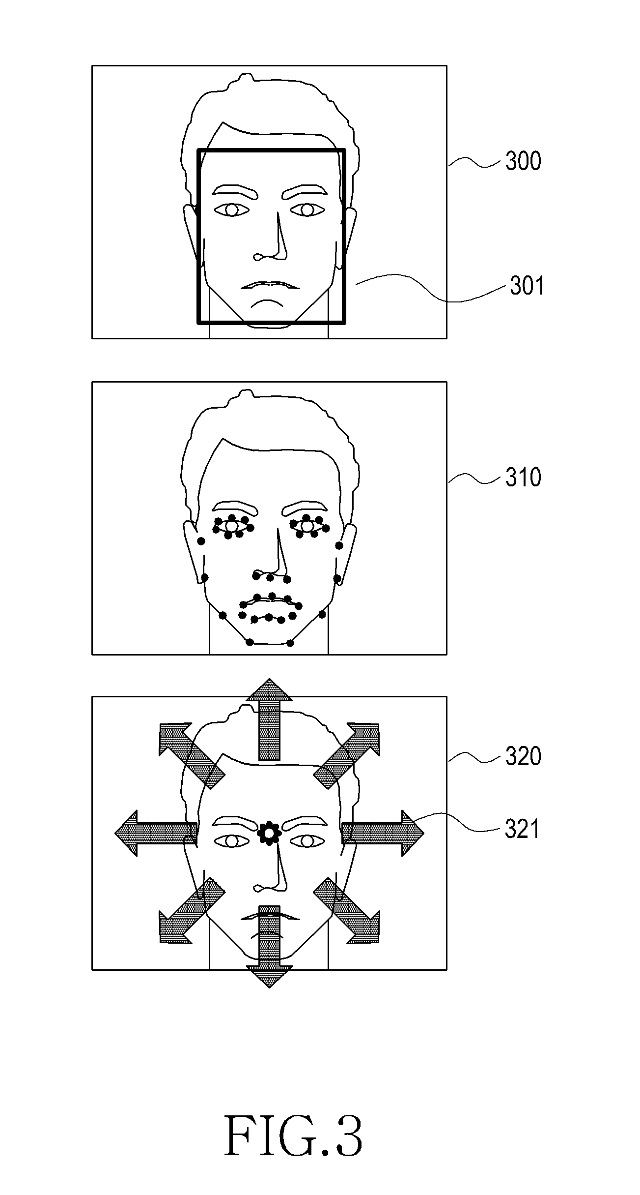 Apparatus and method for configuring screen for video call using facial expression