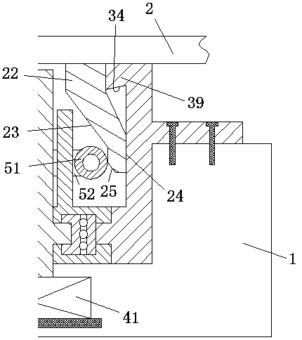 An installation device for a manhole cover