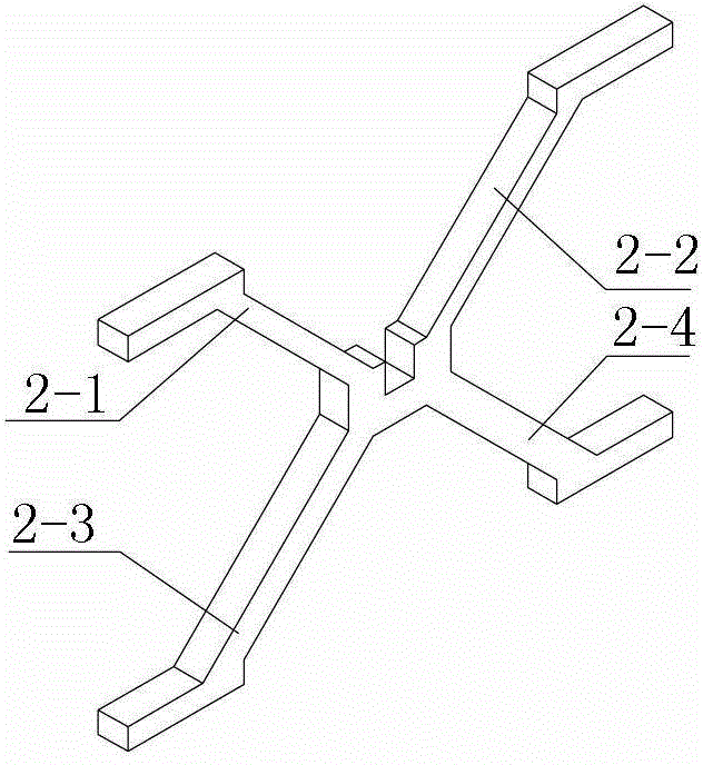 Core material of dot matrix laminboard and manufacturing method of core material by using extruding and interlocking