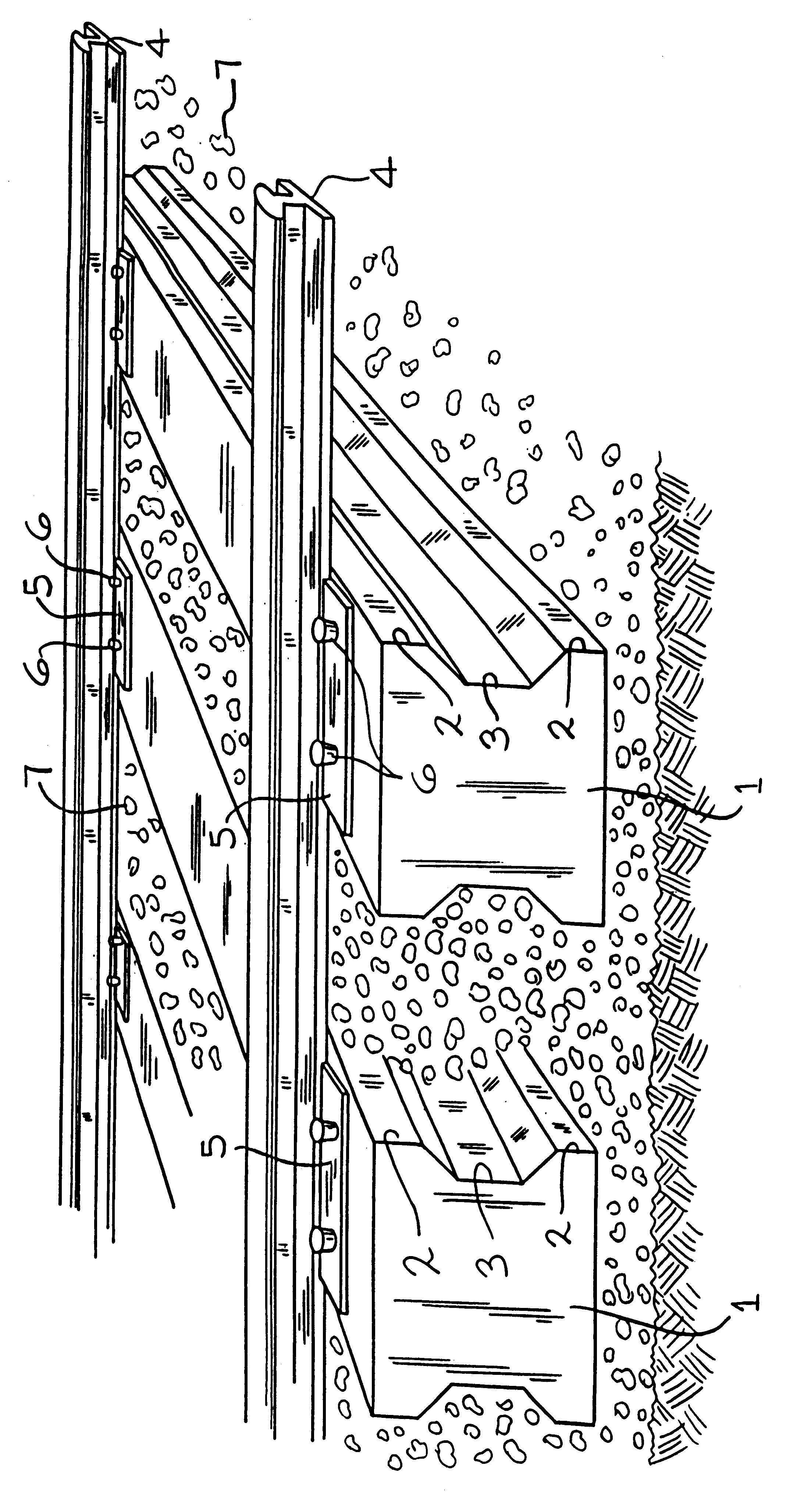 Composite railway crosstie, shaped like an I beam