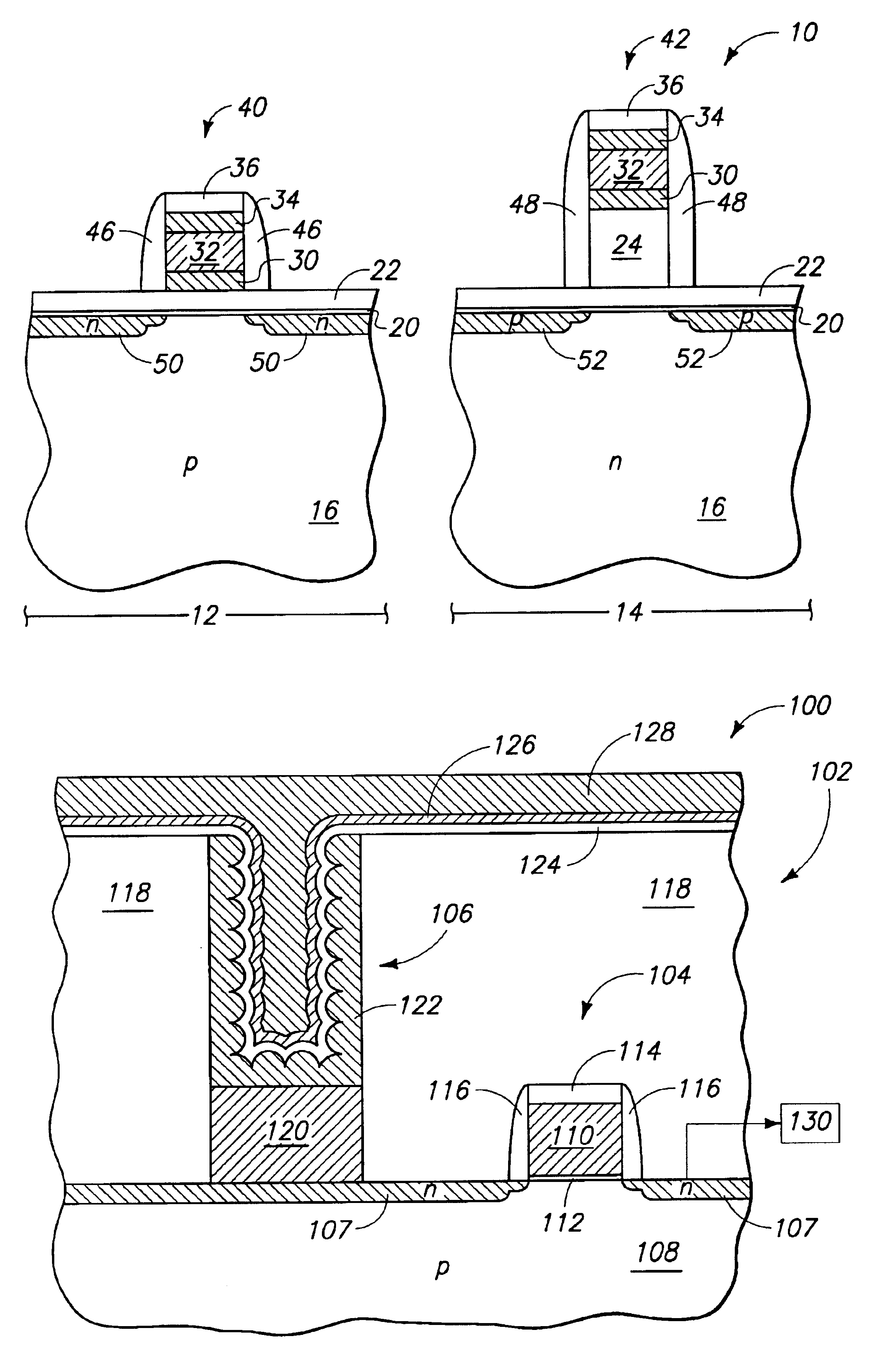 Transistor devices, and methods of forming transistor devices and circuit devices