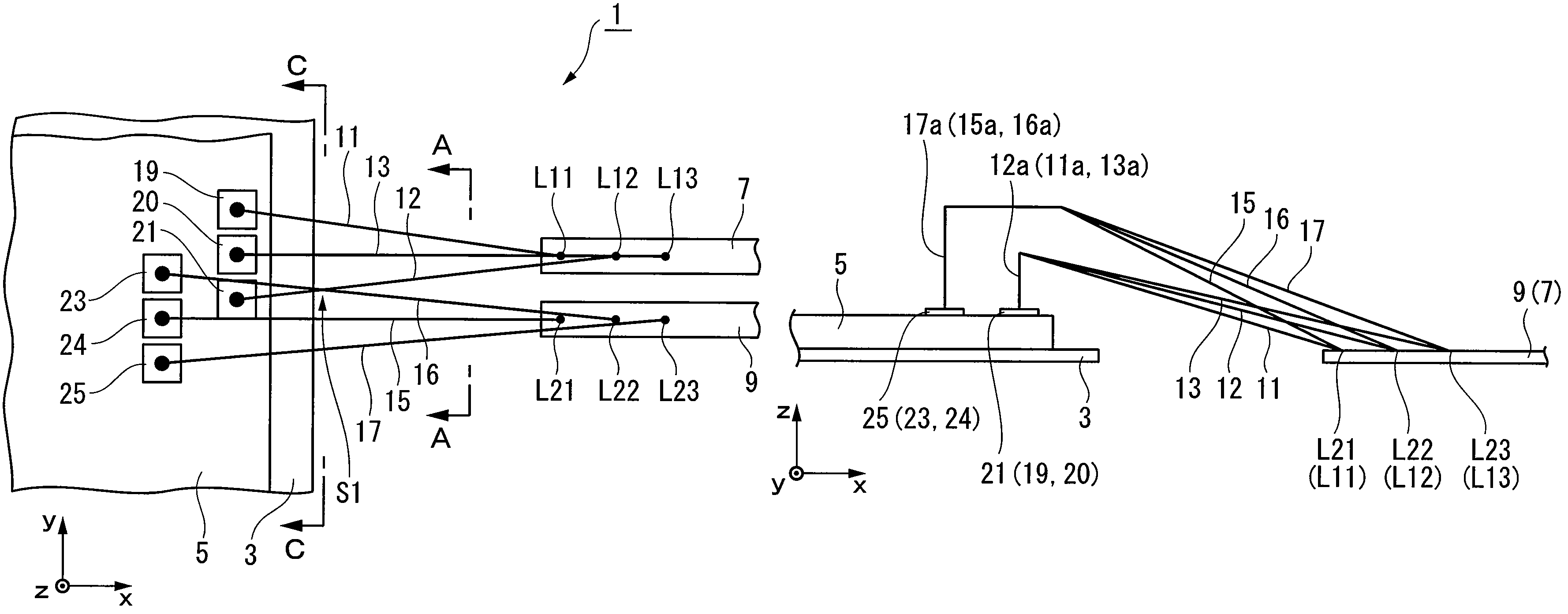 Semiconductor device and wire bonding method therefor