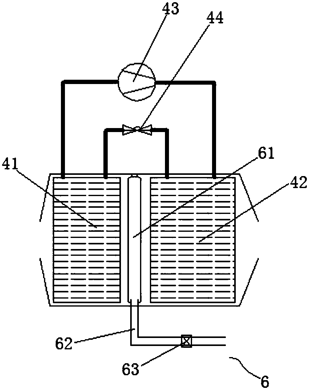 Heat pump heat exchange system, heat pump cleaning and drying all-in-one machine or clothes dryer and automatic cleaning method