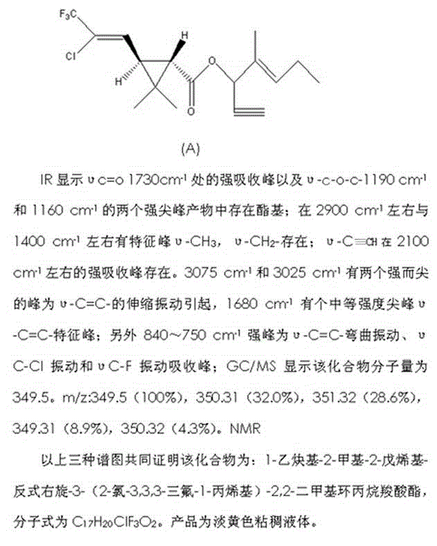 Pyrethroid compound as well as preparation method and application thereof