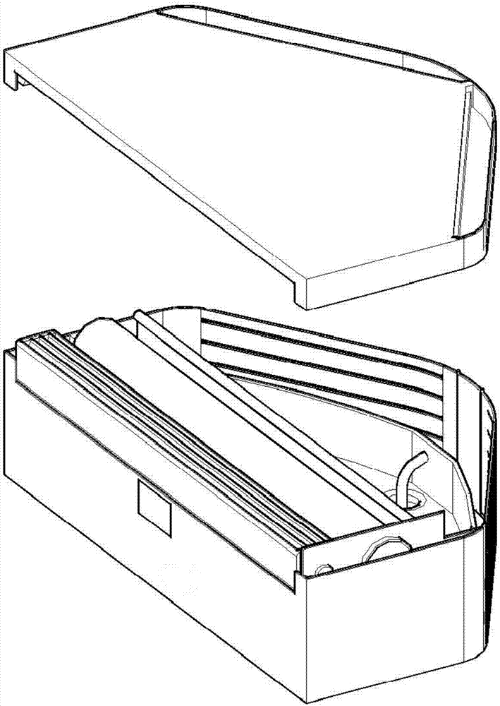 Air conditioner with water absorption curtain