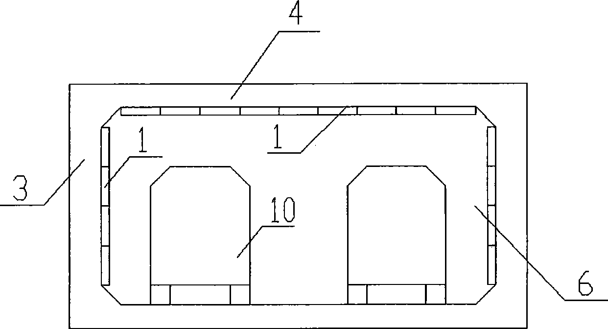 Method for reducing traffic passage noise adopting sponge plate