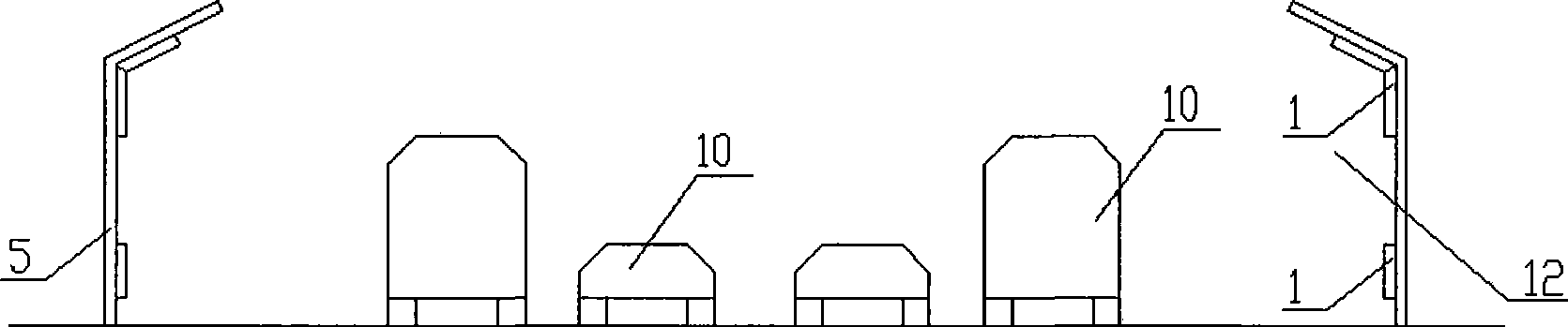 Method for reducing traffic passage noise adopting sponge plate