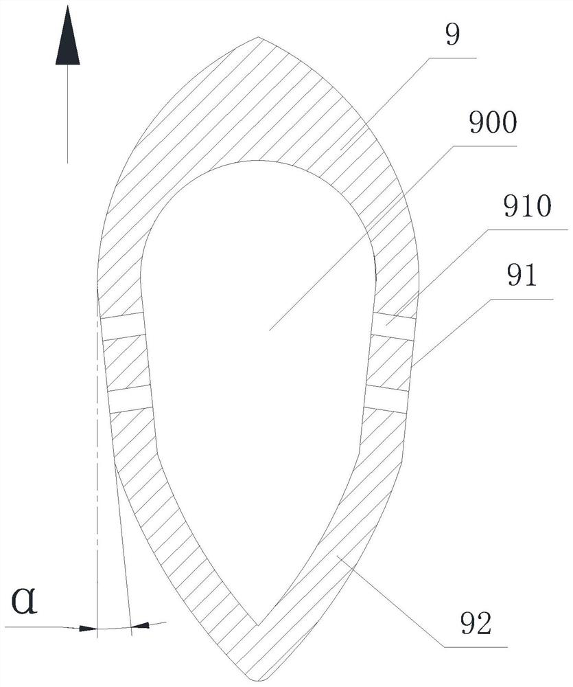 Rear hanging type rotary tillage device of agricultural tractor