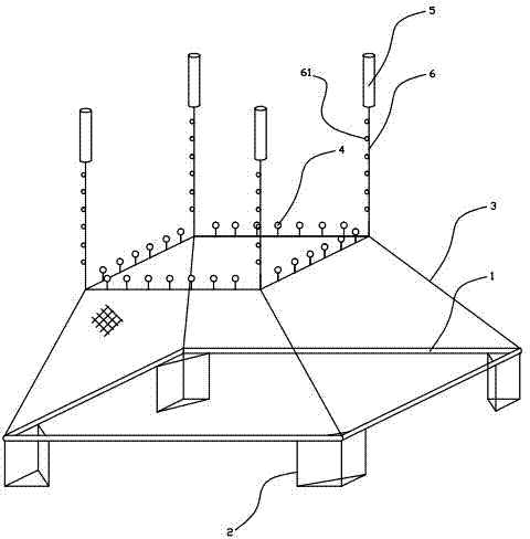 Flexible liftable cage