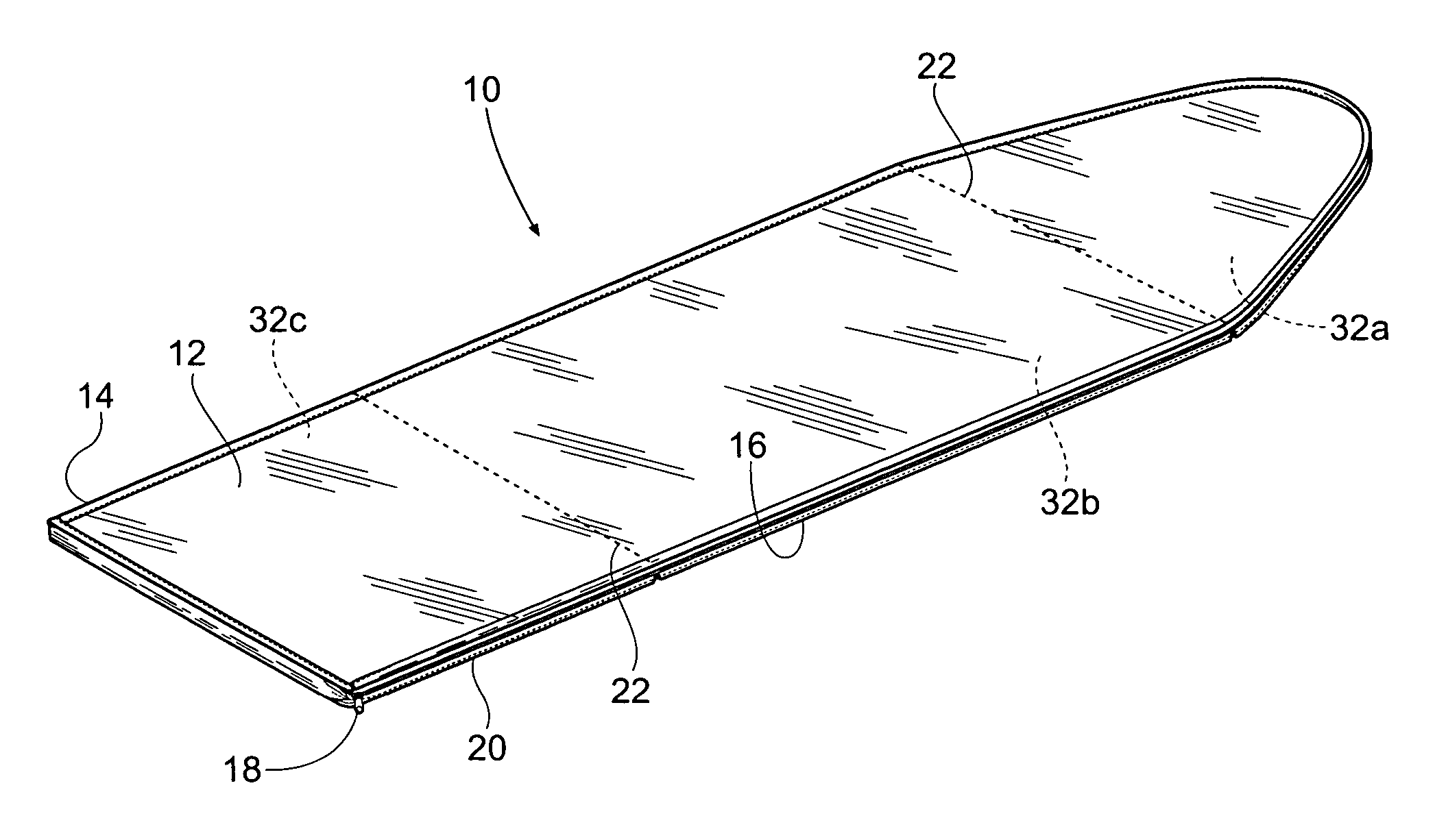 Portable ironing pad assembly