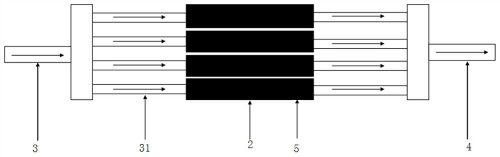 An electrochemical membrane, preparation method and reaction device suitable for treating concentrated brine