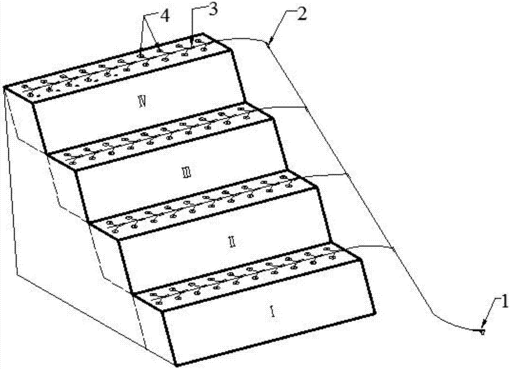 Mining method for outdoor quarry