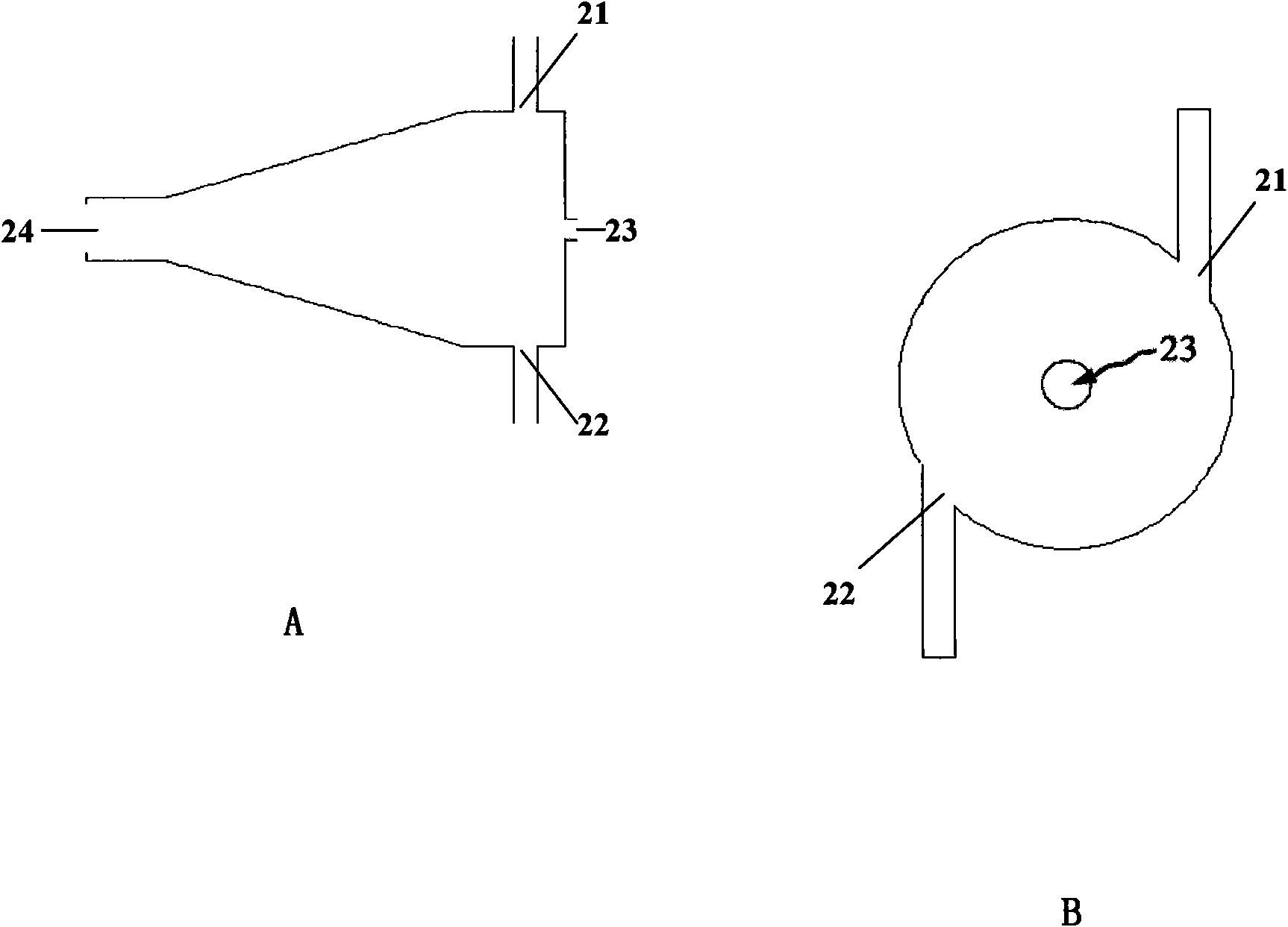 Micron bubble-generating device and special cyclone thereof