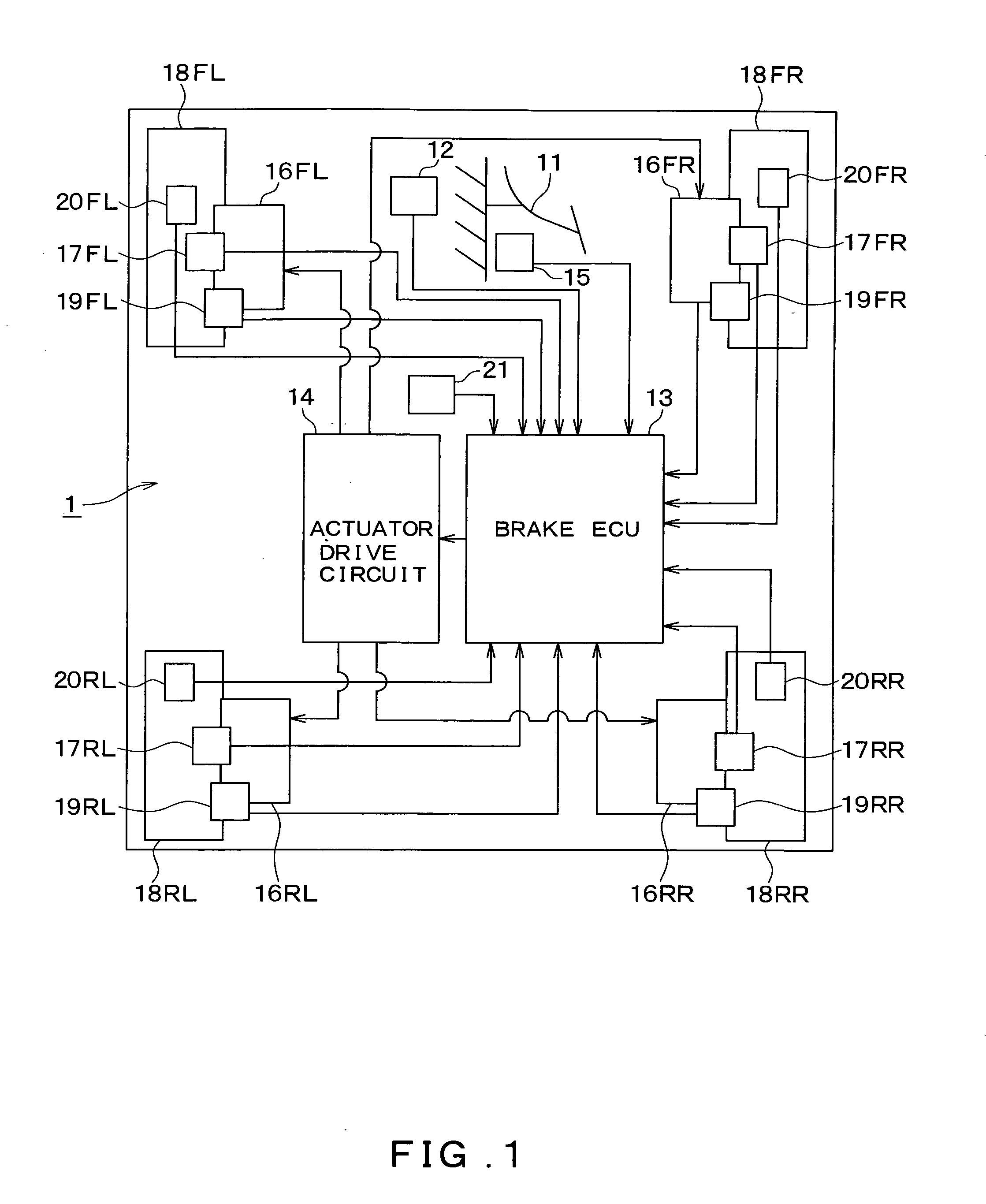 Vehicle brake control device