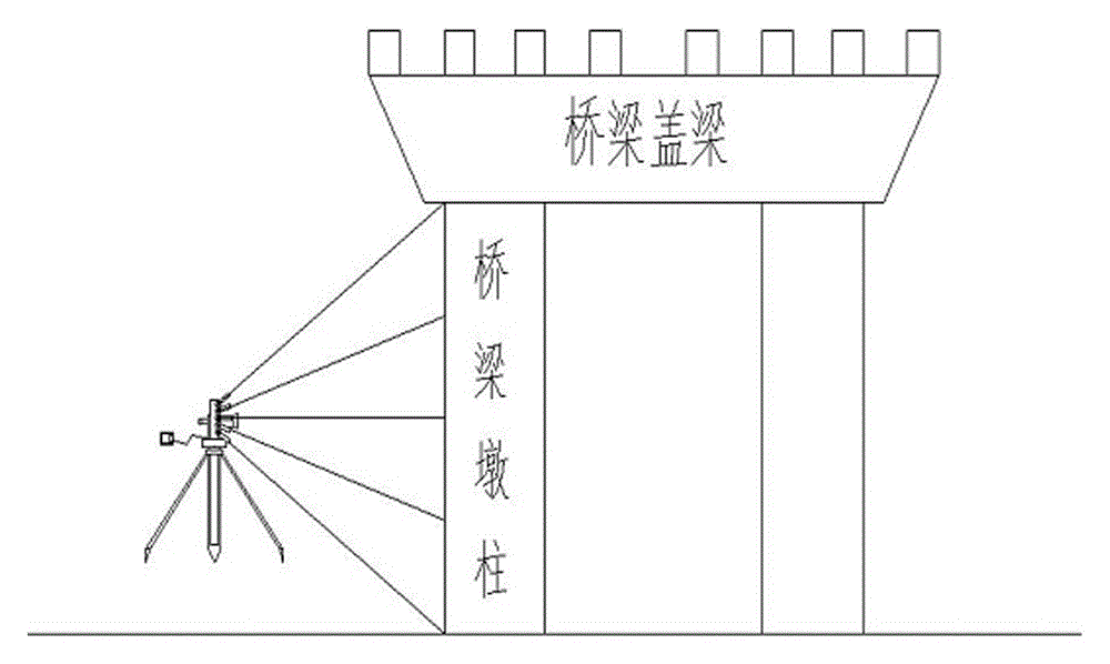 Device for detecting verticality of pier column of bridge