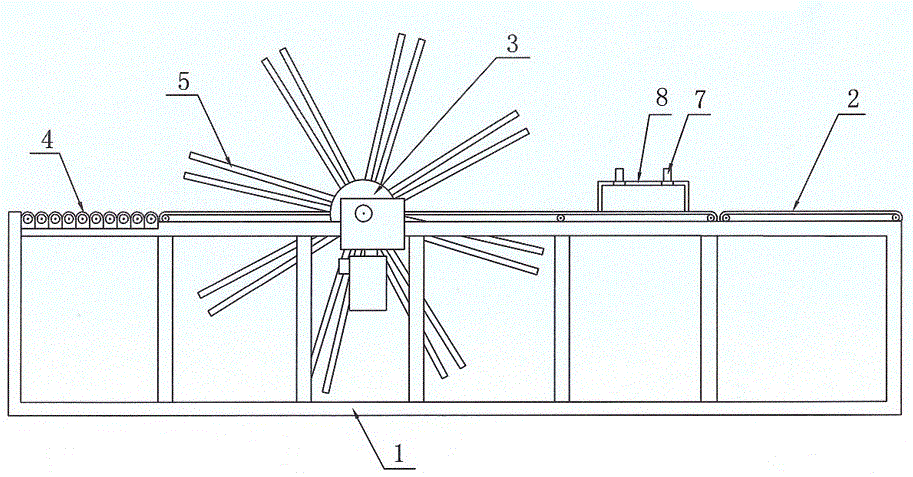 Feeding mechanism for leather imitation bottom sheet