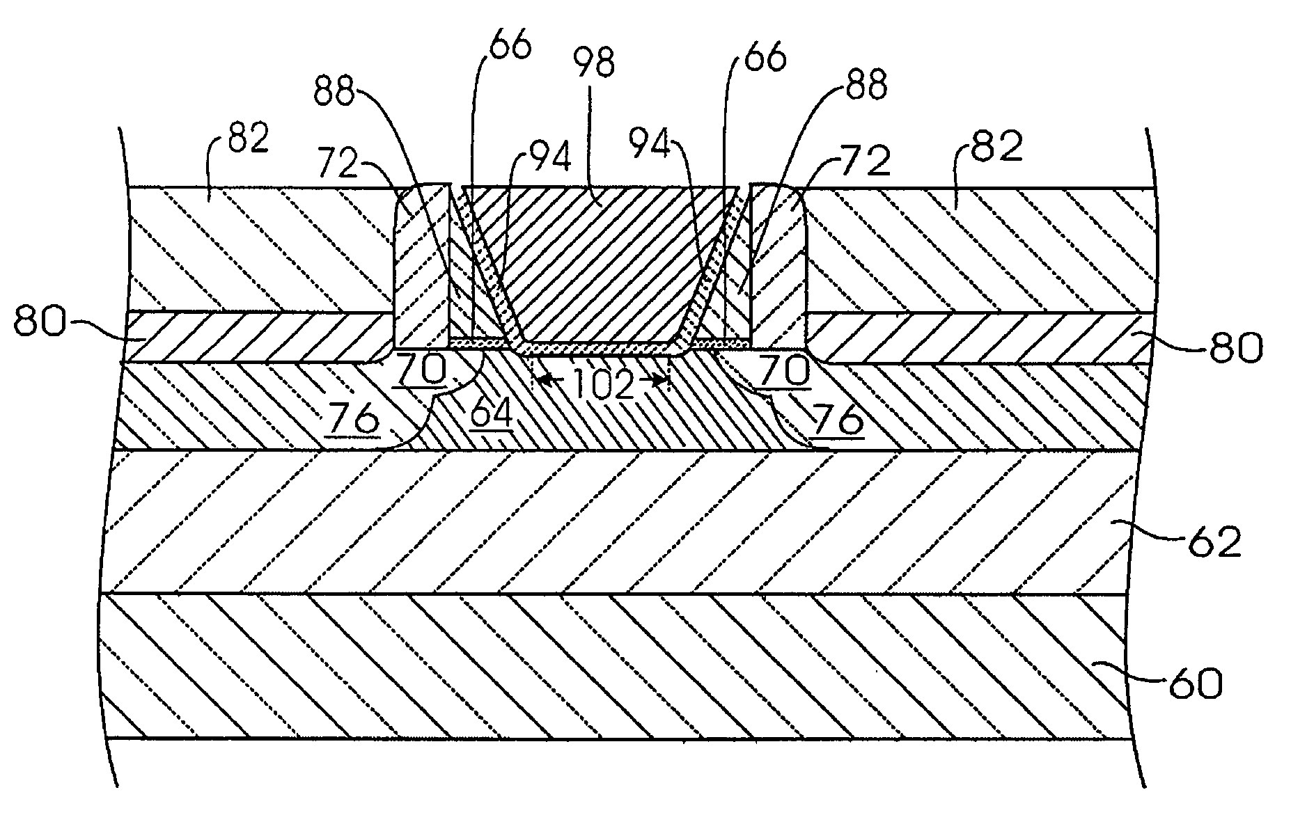 Method for making an ultra thin FDSOI device with improved short-channel performance