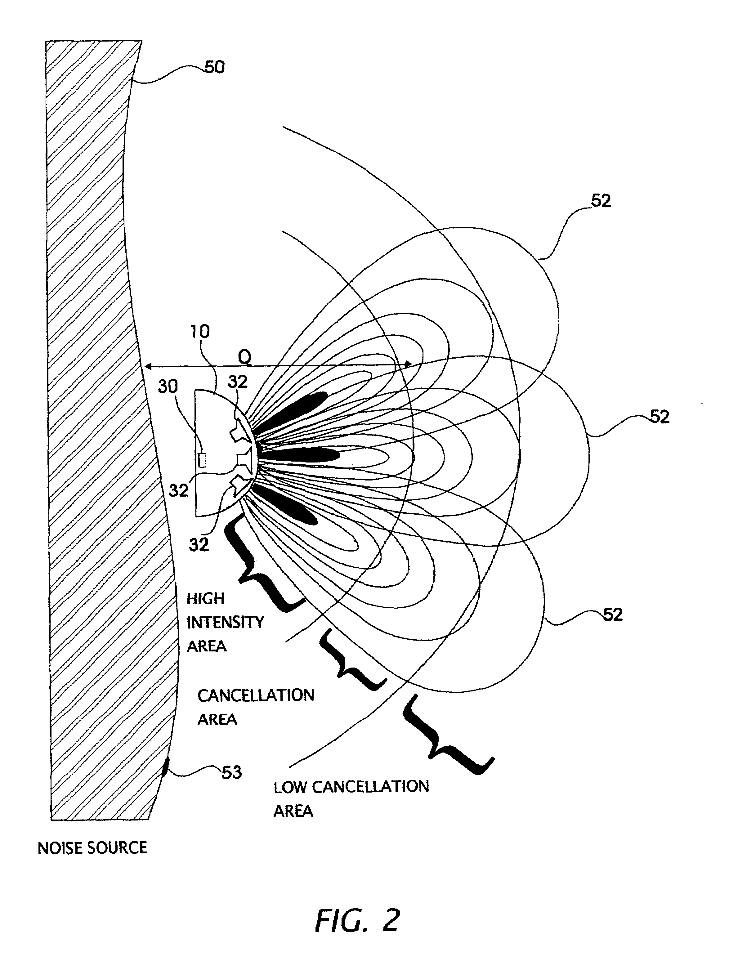 Active acoustic noise reduction system