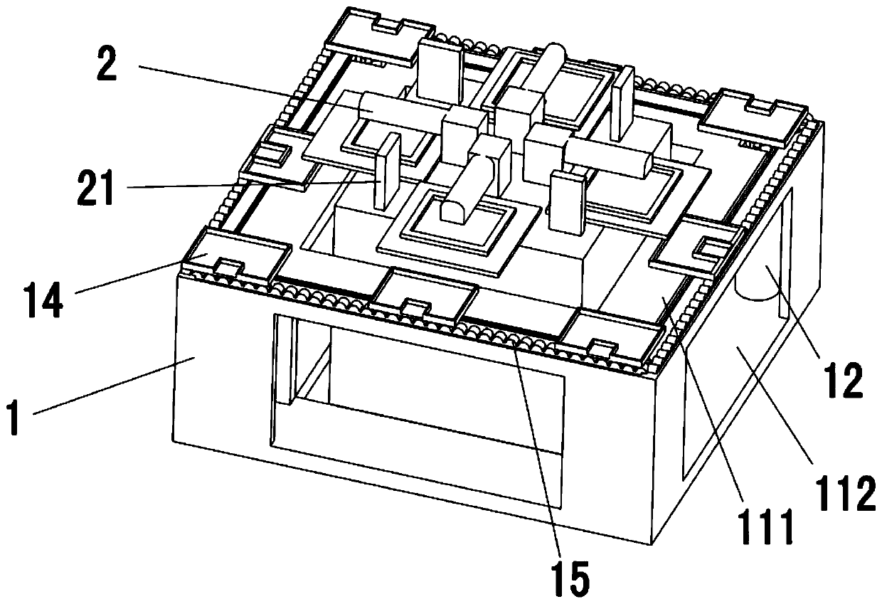 Computer vehicle lean module production line and production method thereof