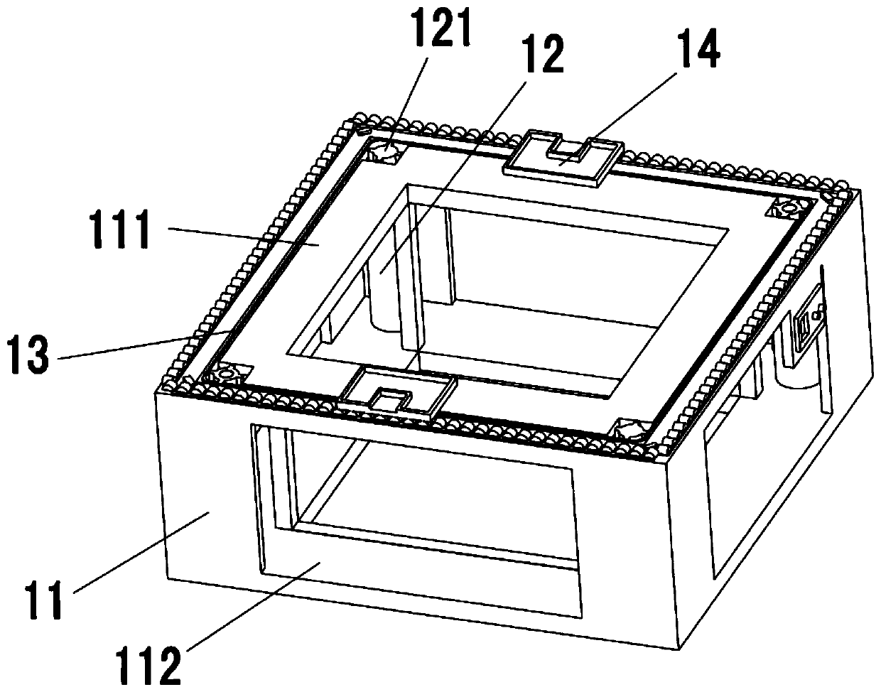 Computer vehicle lean module production line and production method thereof