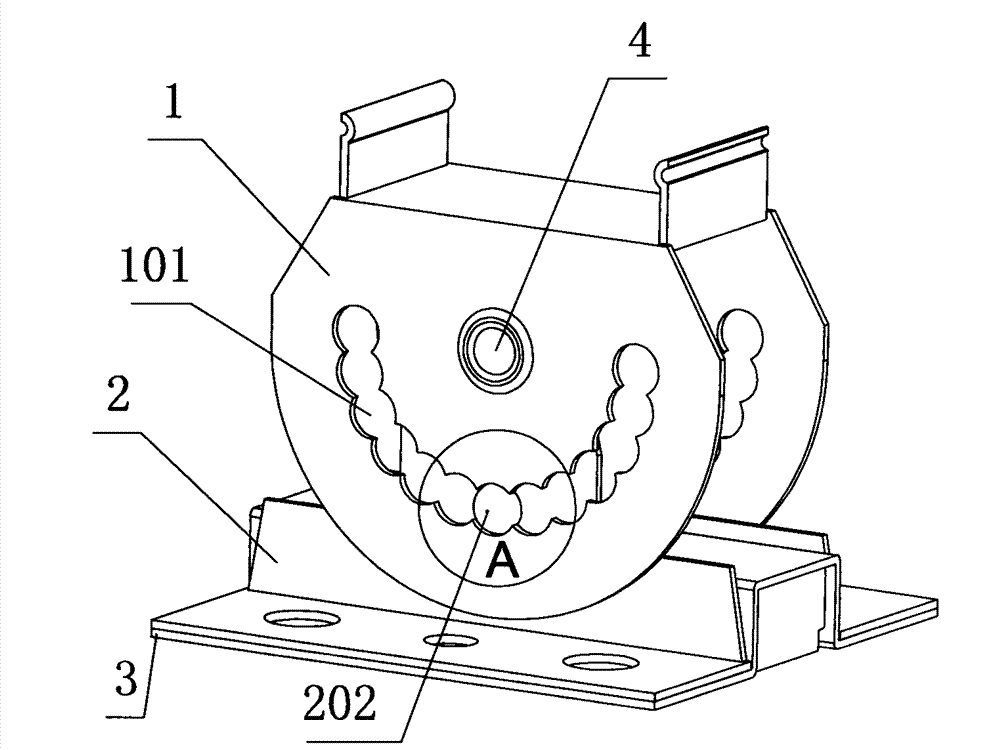 Rotatable LED lamp mounting bracket