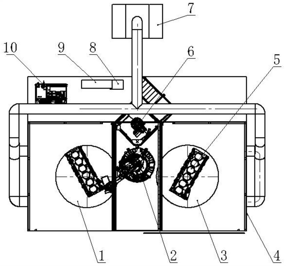 Heavy casting remote control polishing system and polishing method thereof