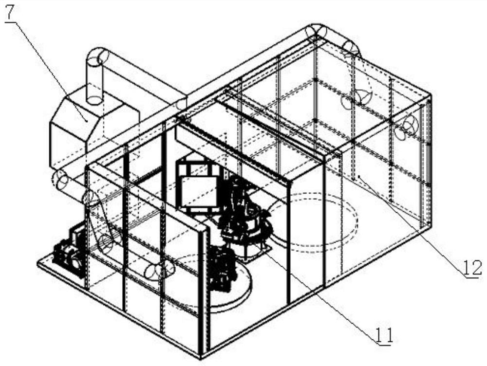 Heavy casting remote control polishing system and polishing method thereof