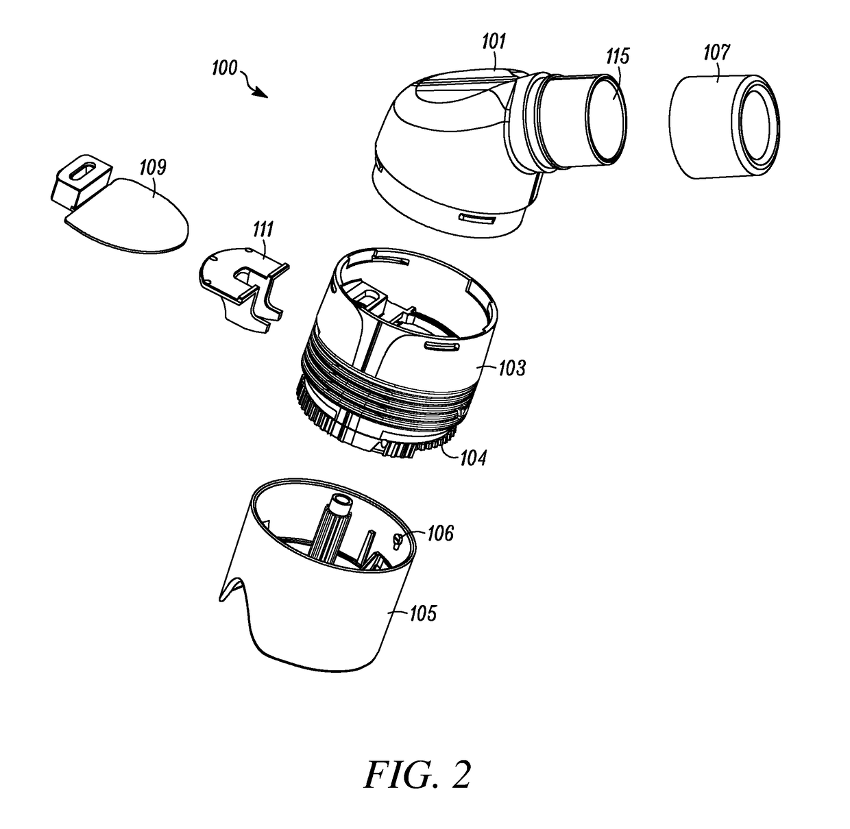 Huff cough simulation device