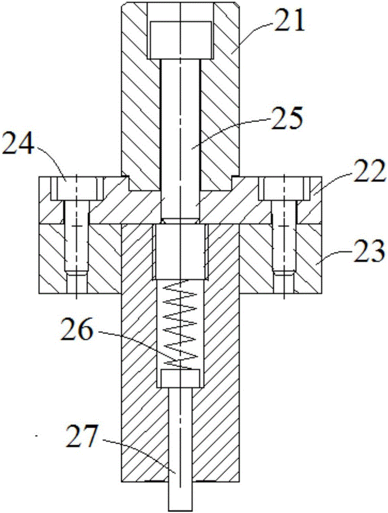 Semi-automatic rotary riveting fixture and riveting method thereof