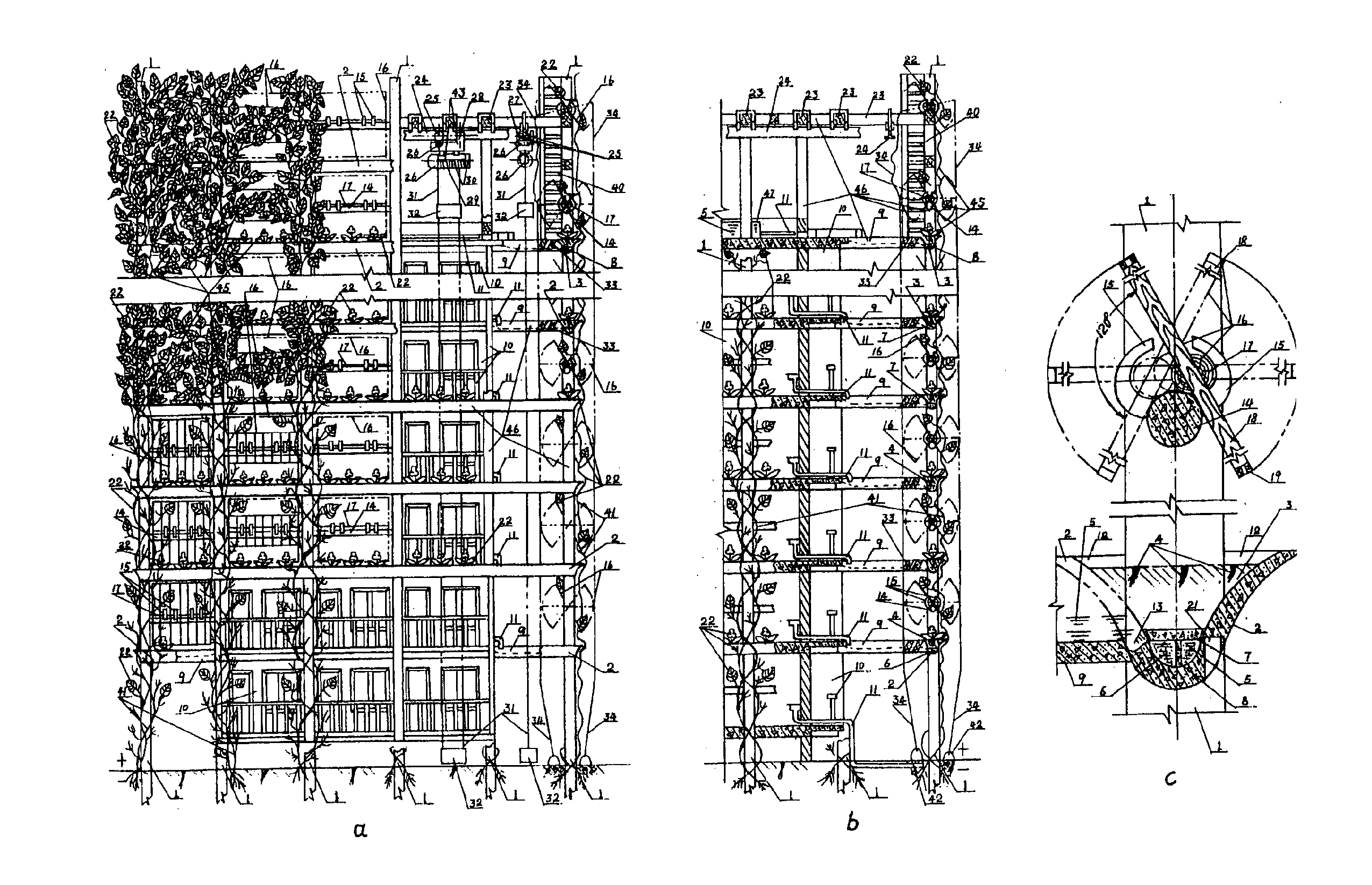 Three-dimensional Planting Construction