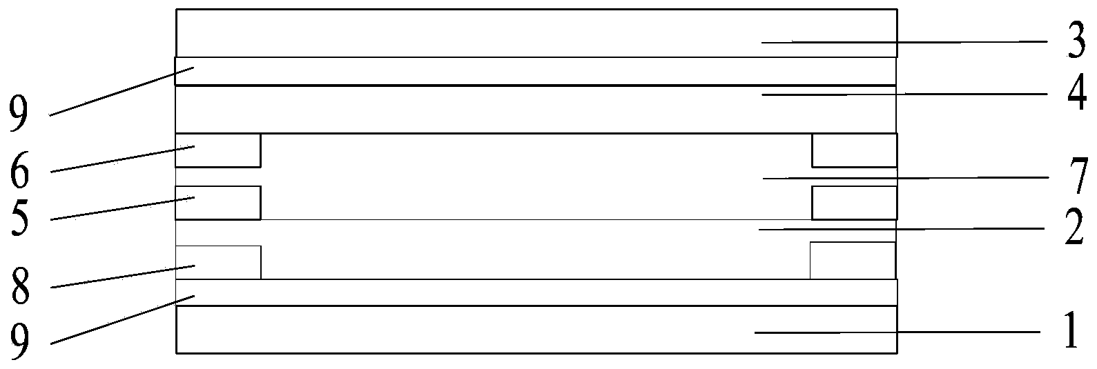 High-strength projection-type capacitive screen and manufacturing method thereof