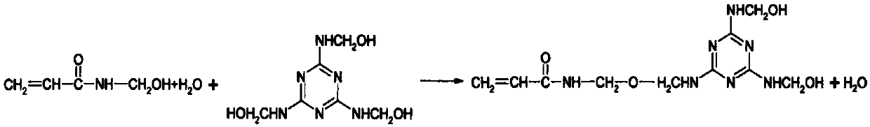 Water-dispersible glass fiber coating polymer and preparation method thereof