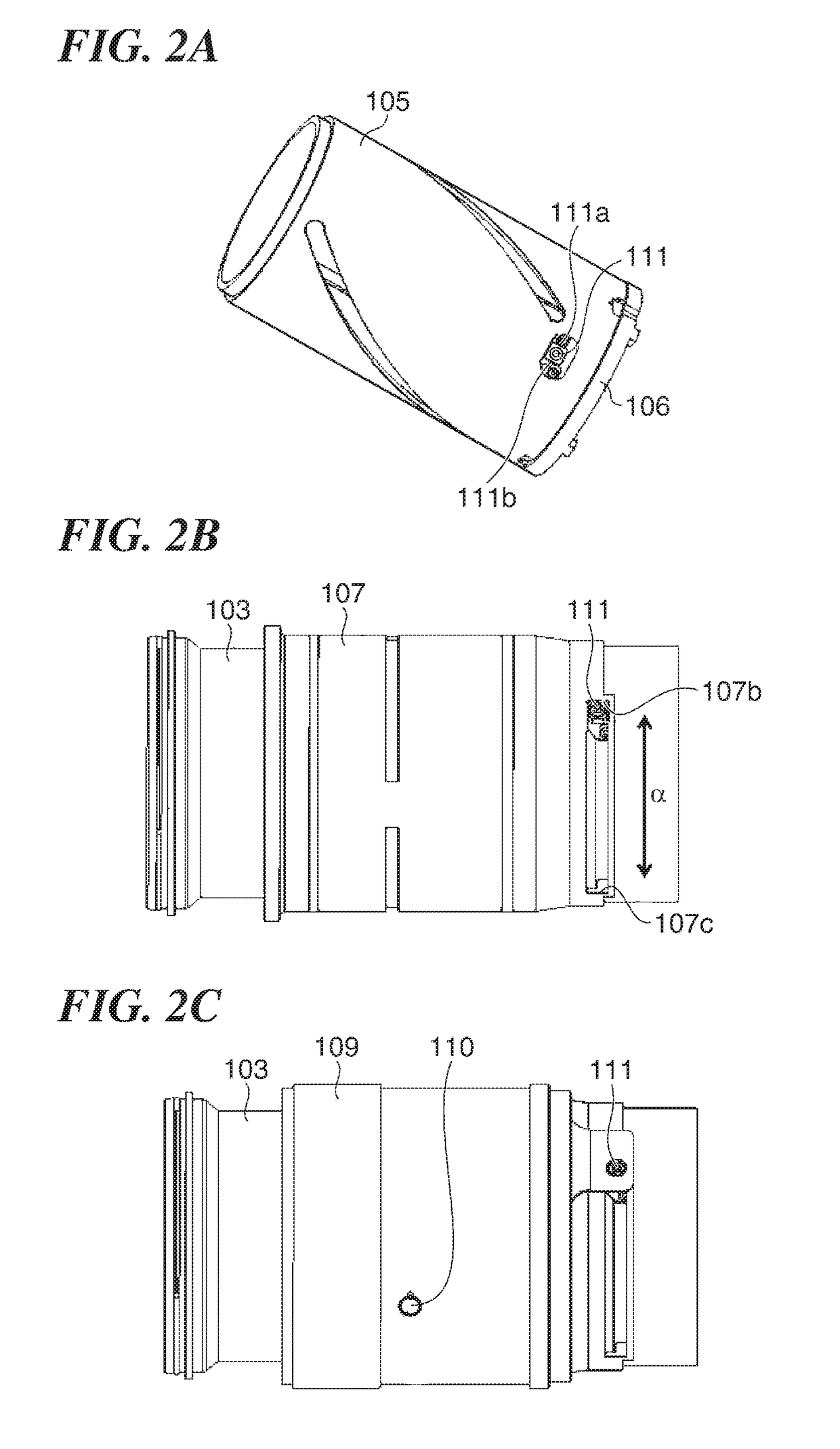 Optical apparatus with rotational operating member