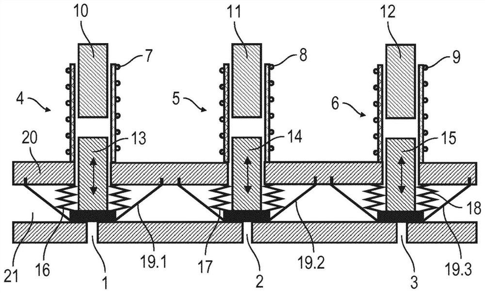 Printheads for applying coatings to components